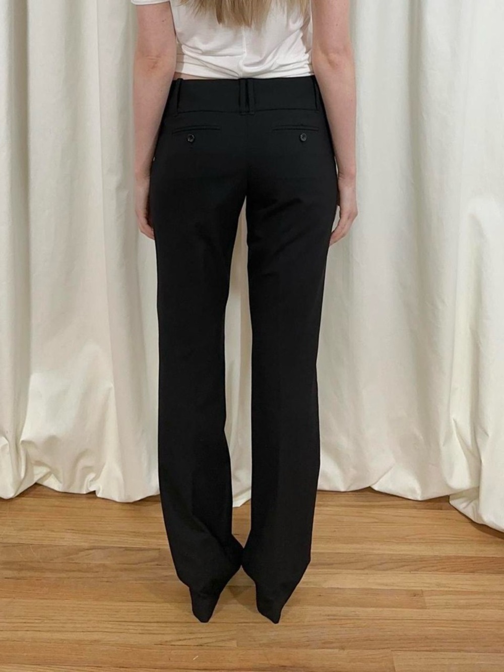 Low Rise Bootcut Slacks - Picture 4 of 7